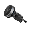Автомобильный держатель с беспроводной зарядкой Acefast D40 Mag. 15W серый (metal gray)
