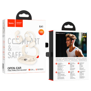 Беспроводные наушники HOCO EA1 10H Open ear бежевый (beig)