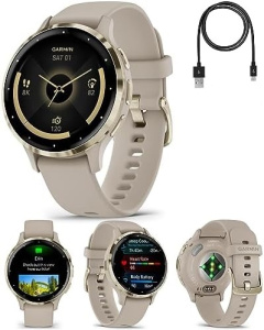 Смарт часы Garmin Venu 3S Золотой